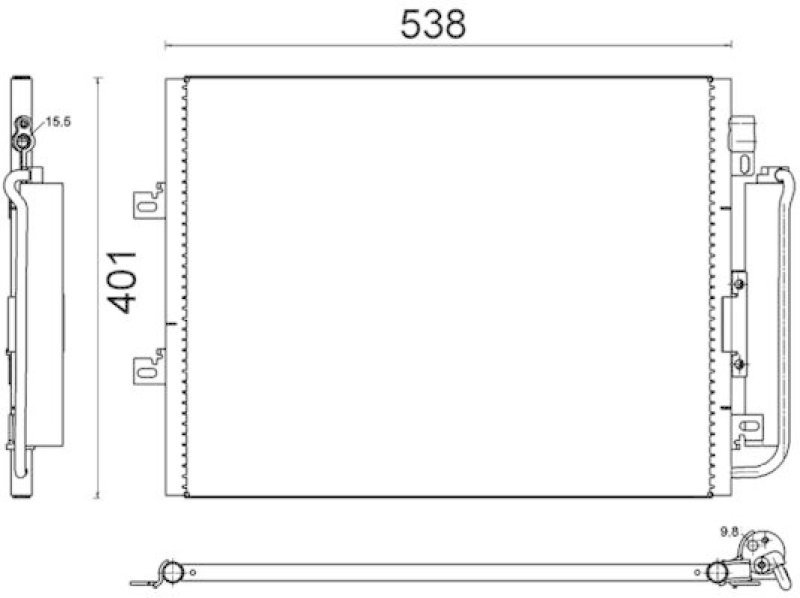 MAHLE AC 641 000S Klimakondensator