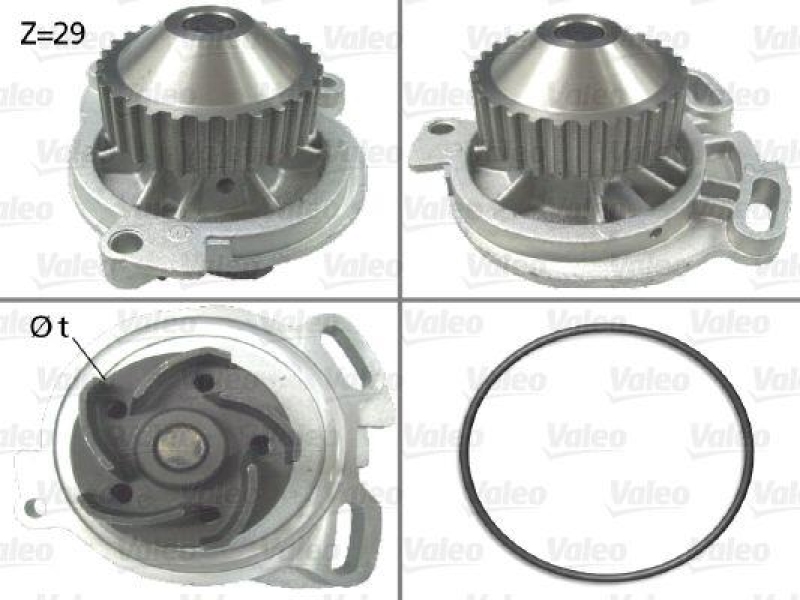 VALEO 506132 Wasserpumpe AUDI AUDI 100