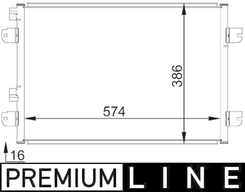 MAHLE AC 691 000P Klimakondensator