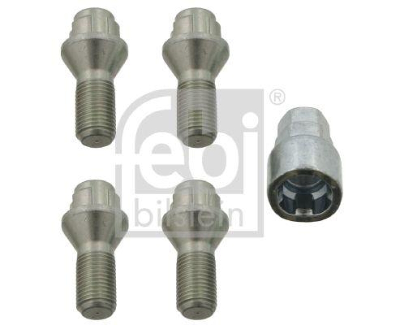 FEBI BILSTEIN 27054 Radschraubensatz abschließbar für Renault