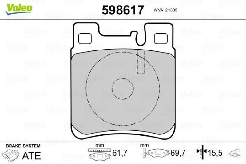 VALEO 598617 SBB-Satz PREMIUM