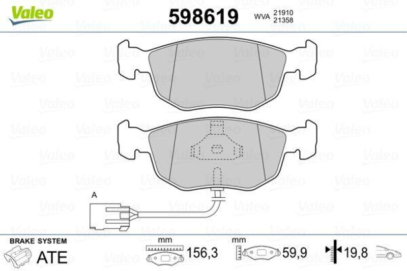 VALEO 598619 SBB-Satz PREMIUM