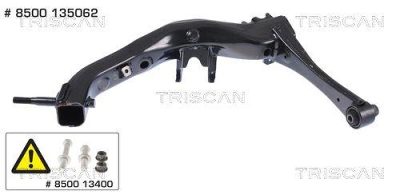 TRISCAN 8500 135062 Querlenker Hinterachse für T25 Avensis Left