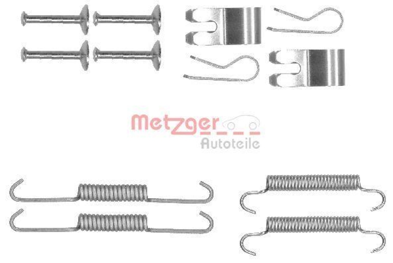 METZGER 105-0013 Zubehörsatz, Feststellbremsbacken für LAND ROVER