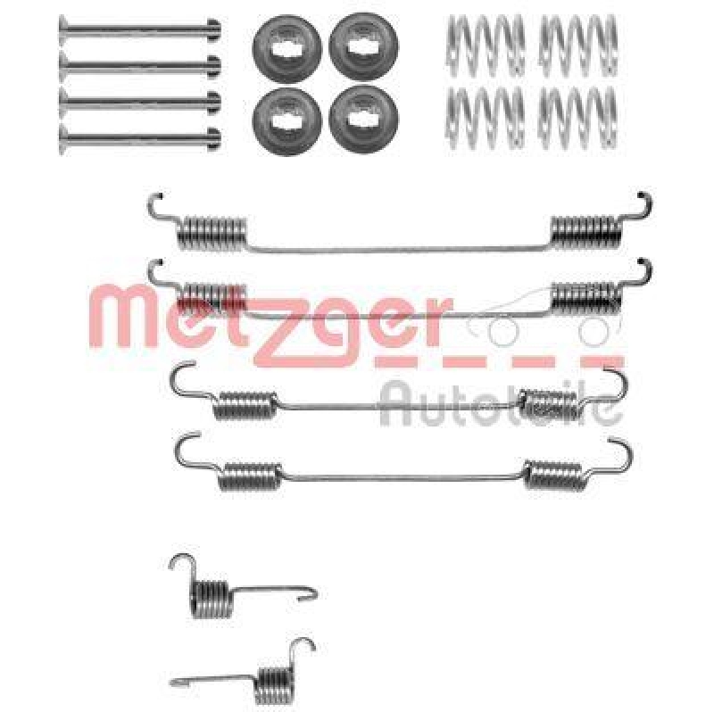 METZGER 105-0021 Zubehörsatz, Bremsbacken für DACIA/RENAULT HA