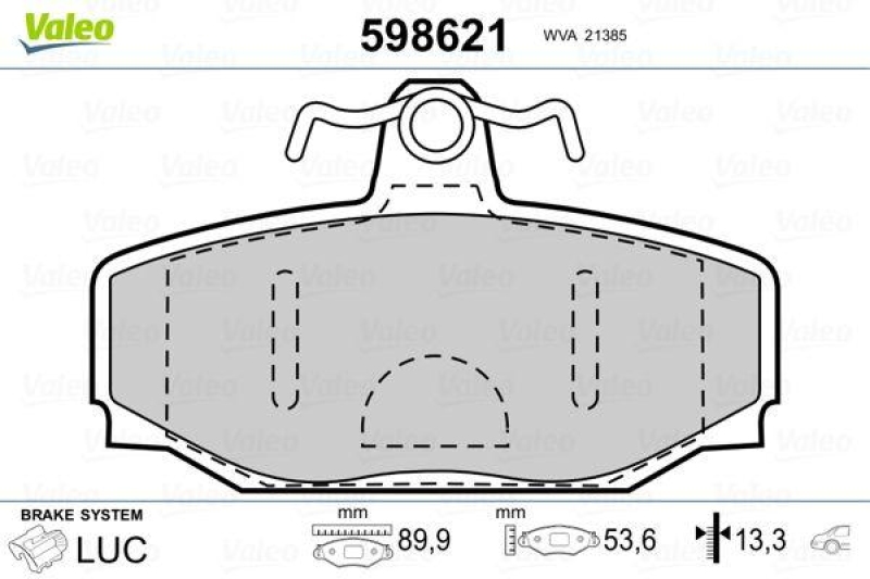 VALEO 598621 SBB-Satz PREMIUM