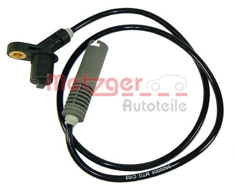 METZGER 0900005 Sensor, Raddrehzahl für BMW HA links/rechts