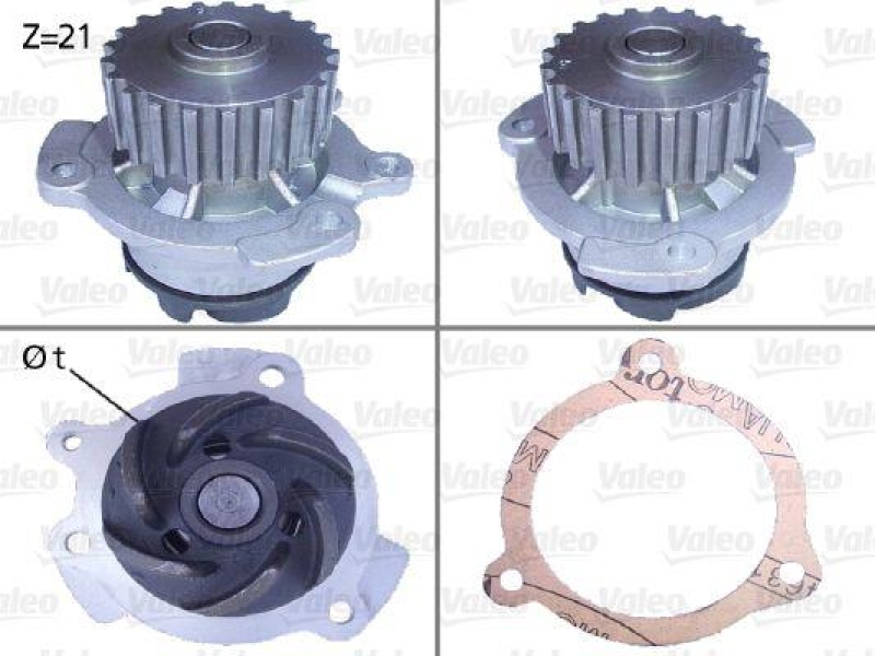 VALEO 506151 Wasserpumpe LADA Samara, Sagona A