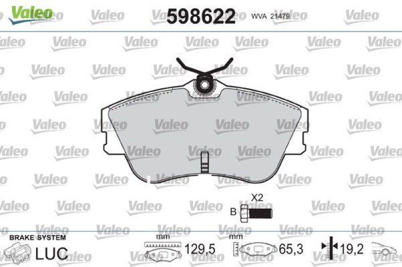 VALEO 598622 SBB-Satz PREMIUM