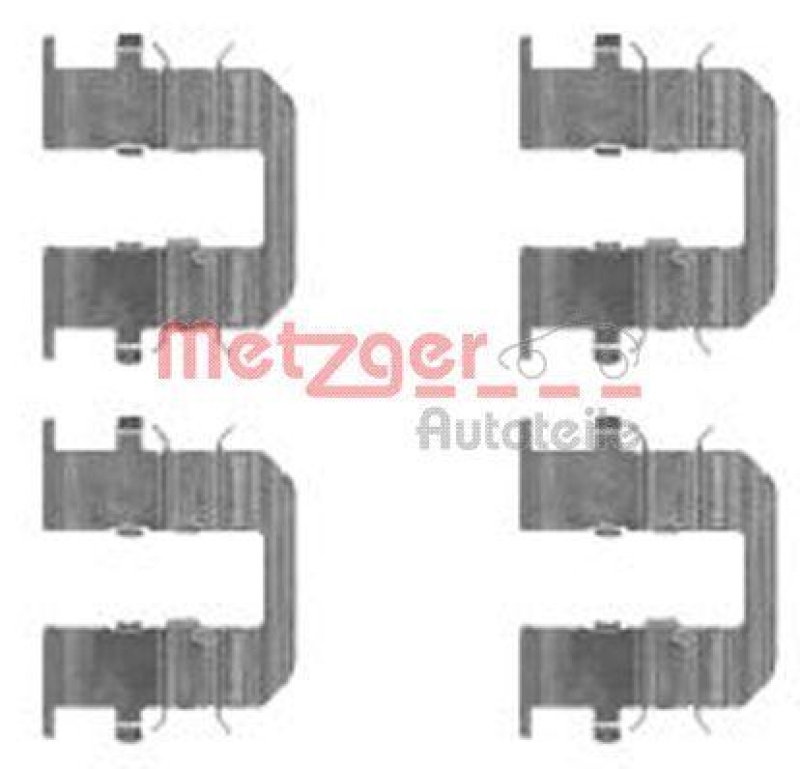 METZGER 109-1746 Zubehörsatz, Scheibenbremsbelag für HYUNDAI/KIA