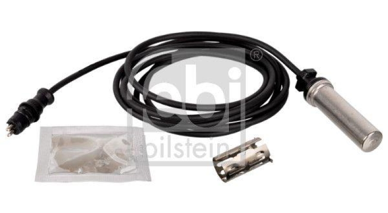 FEBI BILSTEIN 172028 ABS-Sensor mit Hülse und Fett für Iveco