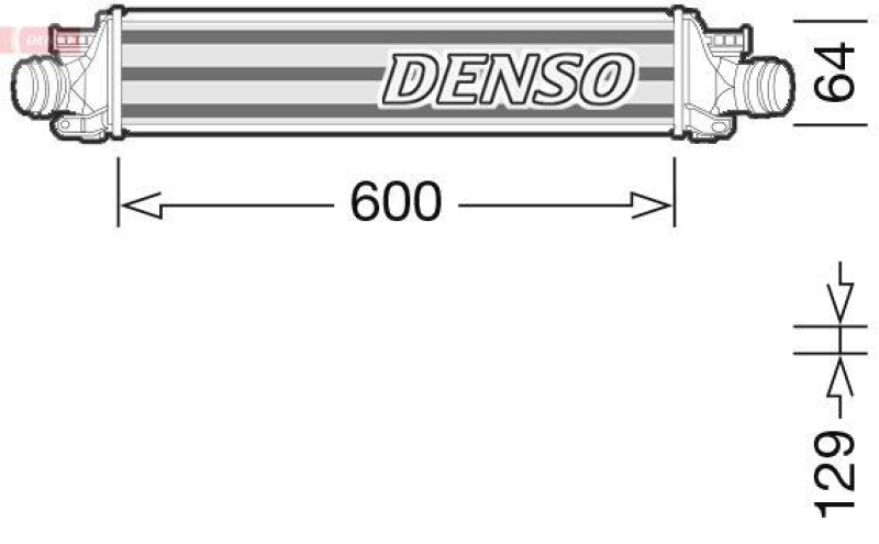 DENSO DIT15001 Ladeluftkühler CHEVROLET AVEO Hatchback (T300) 1.3 D (11- )