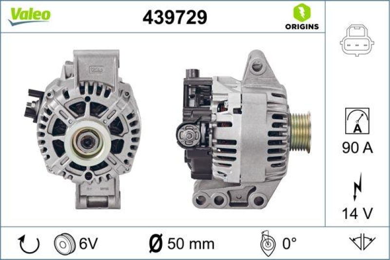 VALEO 439729 Generator Neu - ORIGINS