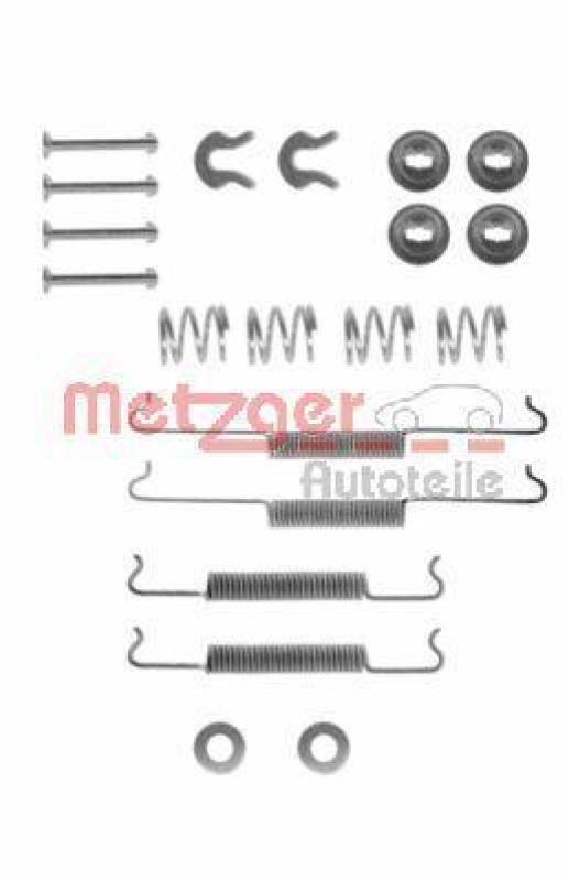 METZGER 105-0522 Zubehörsatz, Bremsbacken für PORSCHE/VW