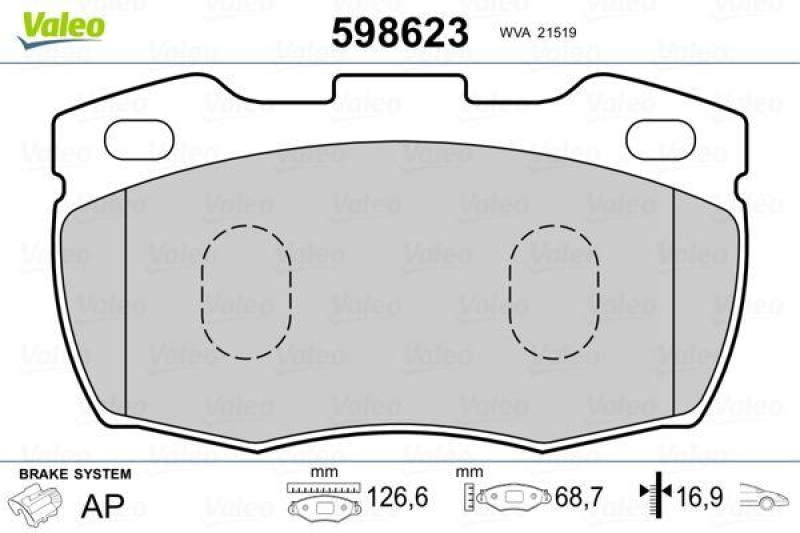 VALEO 598623 SBB-Satz PREMIUM