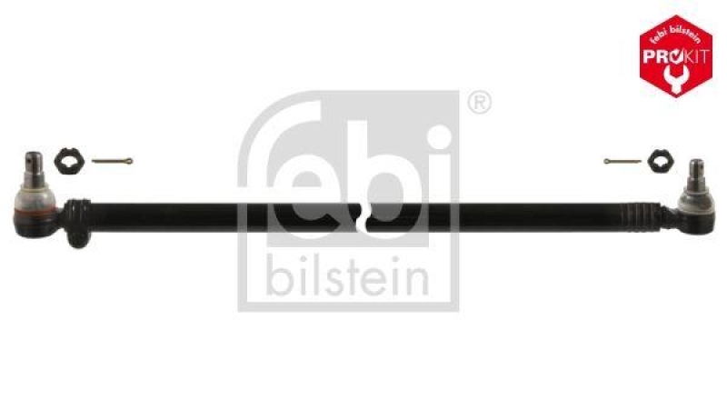 FEBI BILSTEIN 39844 Lenkstange mit Kronenmuttern und Splinten, vom Lenkgetriebe zur 1. Vorderachse für M A N