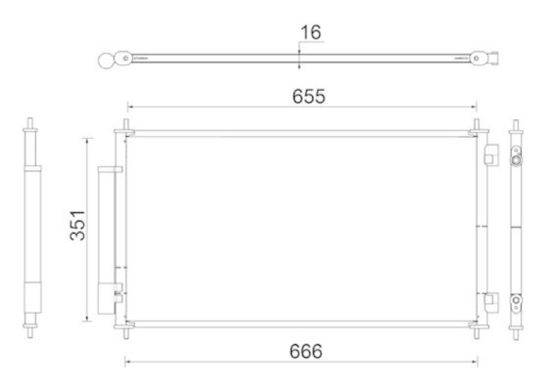 MAHLE AC 811 000S Klimakondensator