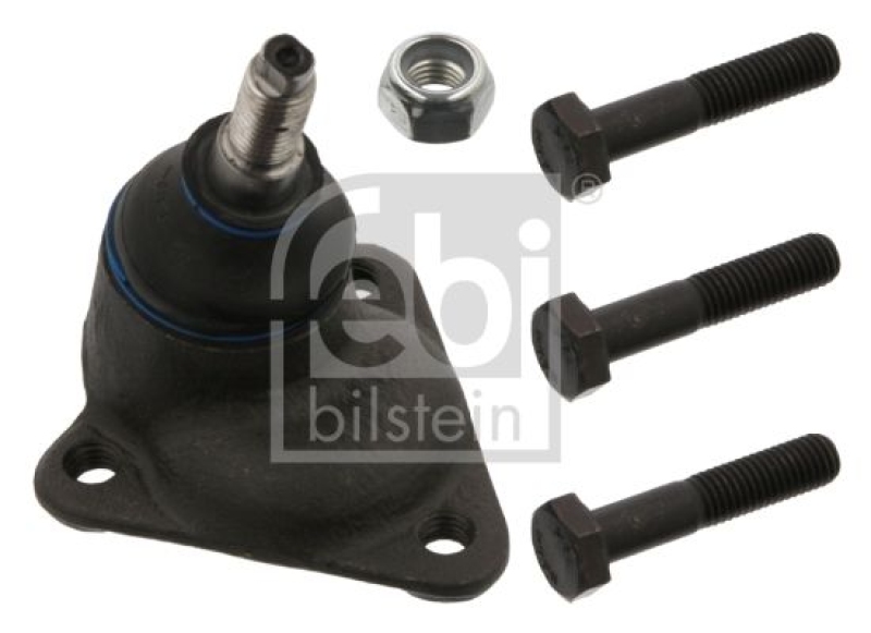 FEBI BILSTEIN 04444 Traggelenk mit Sicherungsmutter und Schrauben für VW-Audi