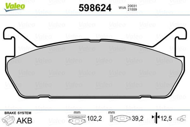 VALEO 598624 SBB-Satz PREMIUM