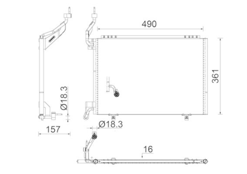 MAHLE AC 848 000S Klimakondensator