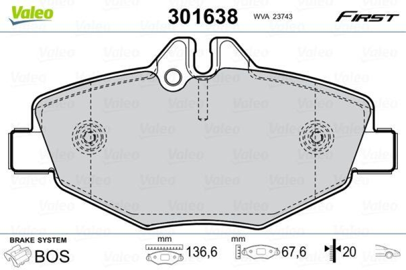 VALEO 301638 SBB-Satz FIRST