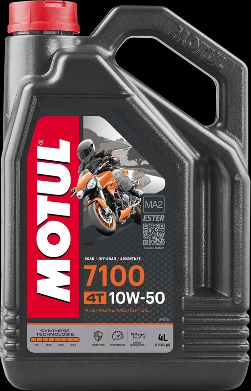 MOTUL 109381 Motoröl 7100 4T 10W-50 4 L