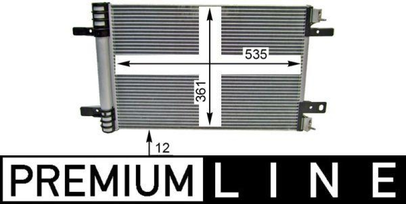 MAHLE AC 886 000P Klimakondensator