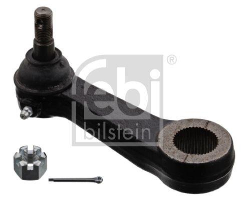 FEBI BILSTEIN 41291 Lenkstockhebel mit Kronenmutter und Splint für MITSUBISHI