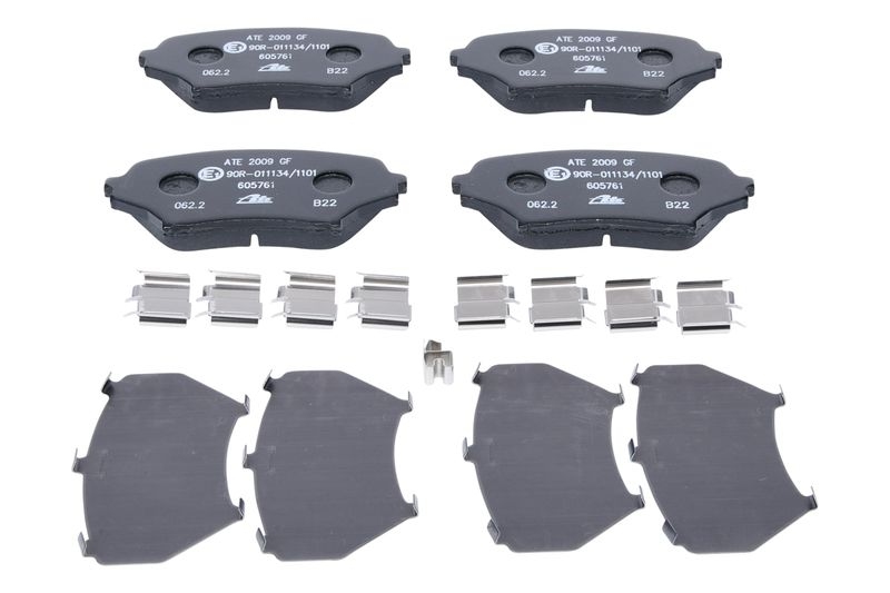 ATE 13.0460-5761.2 Bremsbelagsatz Scheibenbremse für Vorderachse