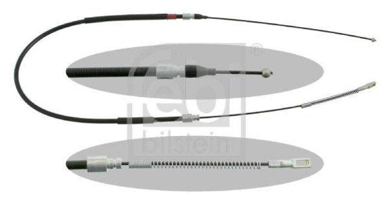 FEBI BILSTEIN 01657 Handbremsseil für Mercedes-Benz