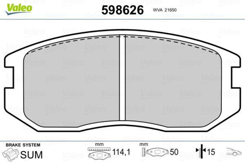 VALEO 598626 SBB-Satz PREMIUM