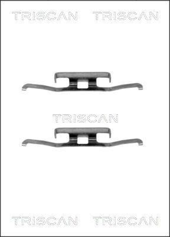 TRISCAN 8105 101570 Montagesatz, Scheibenbremsbelag für Bmw, Saab