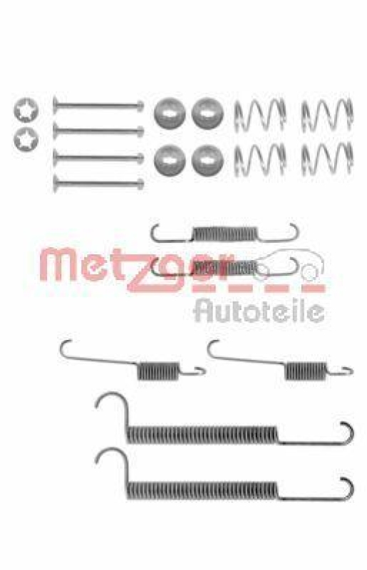 METZGER 105-0630 Zubehörsatz, Bremsbacken für OPEL