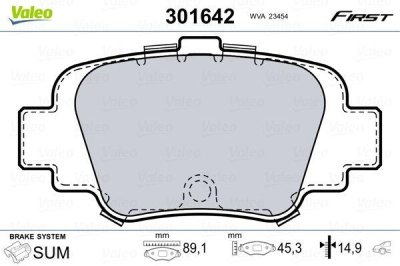 VALEO 301642 SBB-Satz FIRST