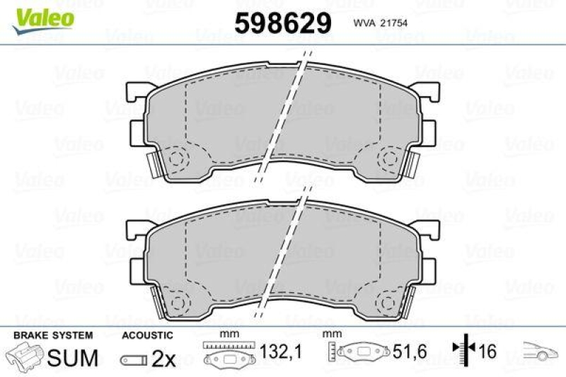 VALEO 598629 SBB-Satz PREMIUM