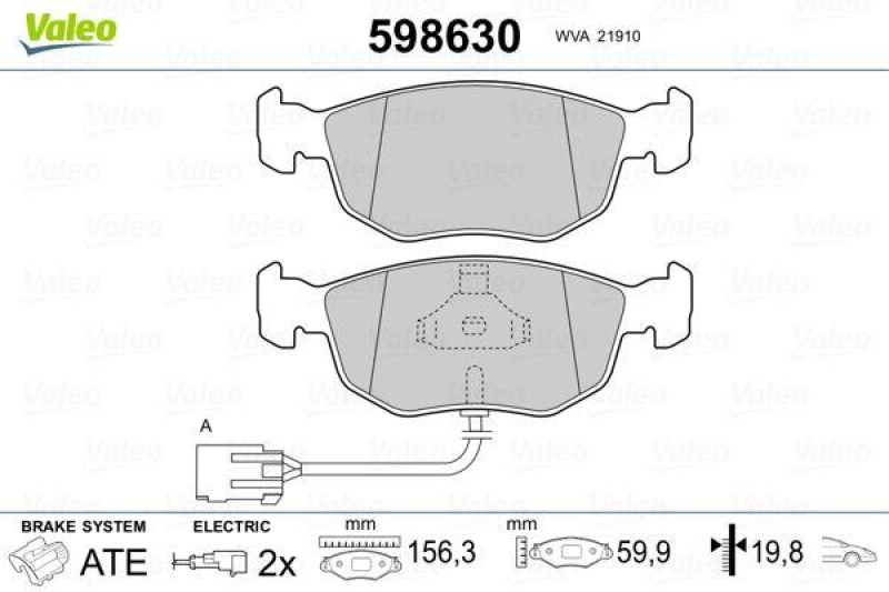 VALEO 598630 SBB-Satz PREMIUM