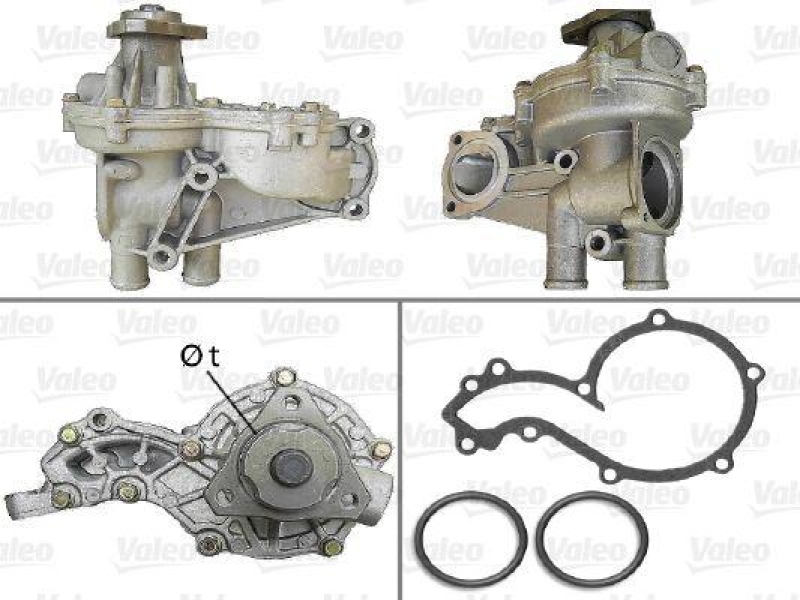 VALEO 506227 Wasserpumpe AUDI, VOLKSWAGEN AUDI 100