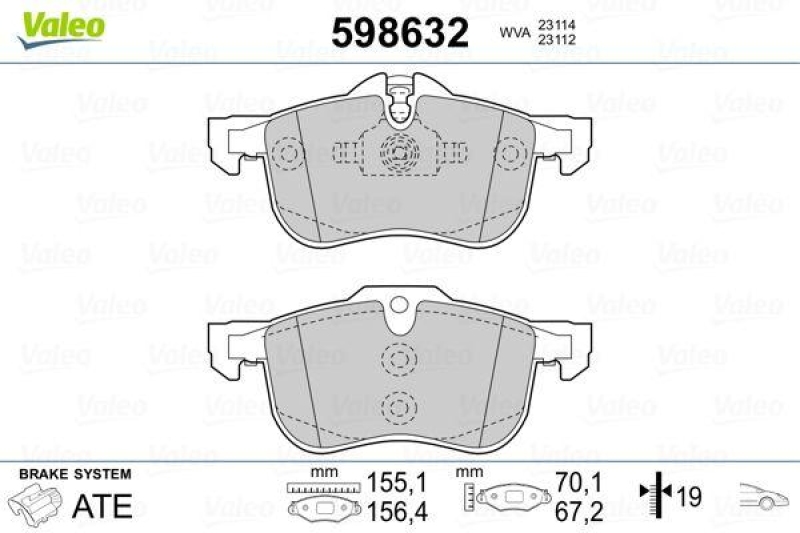 VALEO 598632 SBB-Satz PREMIUM