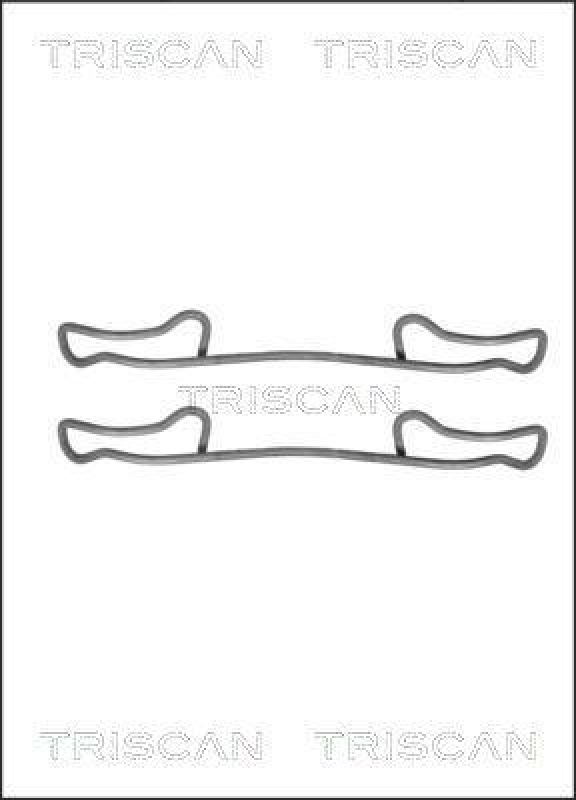 TRISCAN 8105 101601 Montagesatz, Scheibenbremsbelag für Mercedes, Vw