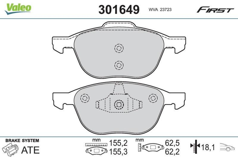 VALEO 301649 SBB-Satz FIRST