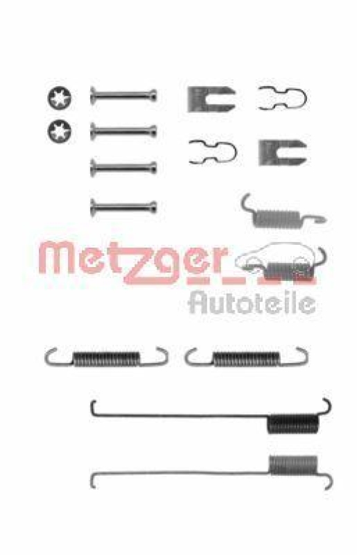 METZGER 105-0739 Zubehörsatz, Bremsbacken für FIAT/FORD