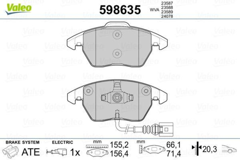 VALEO 598635 SBB-Satz PREMIUM