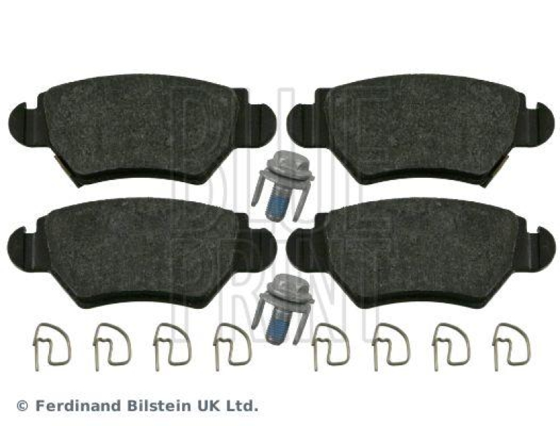 BLUE PRINT ADW194212 Bremsbelagsatz mit Befestigungsmaterial für Opel PKW