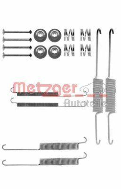 METZGER 105-0758 Zubehörsatz, Bremsbacken für OPEL