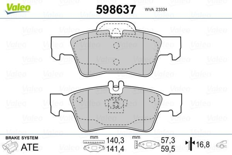 VALEO 598637 SBB-Satz PREMIUM