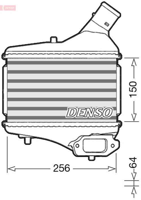 DENSO DIT40010 Ladeluftkühler HONDA CR-V IV 1.6 i-DTEC (RE6) (13- )