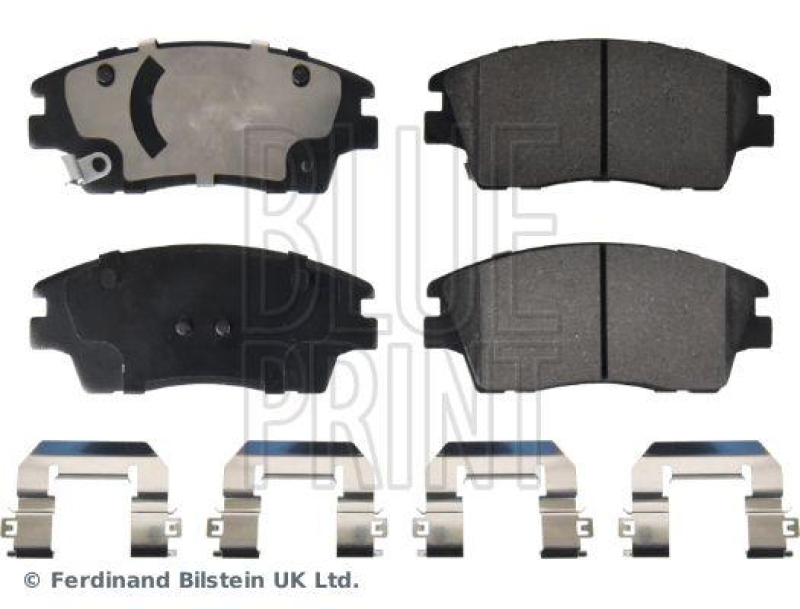 BLUE PRINT ADBP420078 Bremsbelagsatz mit Klammern für HYUNDAI