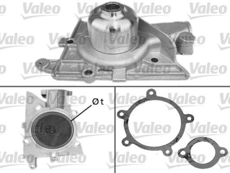 VALEO 506256 Wasserpumpe SEAT Ibiza I, Malaga, Ronda