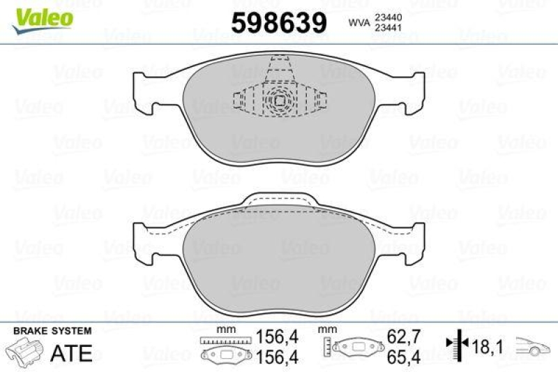 VALEO 598639 SBB-Satz PREMIUM