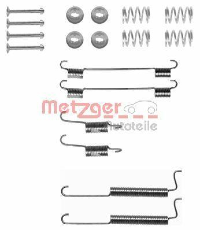 METZGER 105-0795 Zubehörsatz, Bremsbacken für CHEVROLET